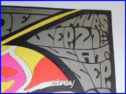 Original 1967 Fillmore Concert Poster BG-84 Vanilla Fudge Blue Cheer Donovan