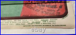 Original 1967 Vanilla Fudge concert poster Avalon Ballroom