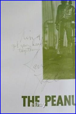 Original 1968 Janis Joplin Signed Big Brother The Holding Company Concert Poster