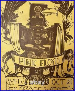 Original 1970 Pink Floyd Fillmore West BG Presents 230 Concert Poster