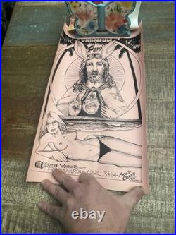 Original 1970s Soap Creek Saloon Concert Poster Easter Weekend