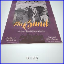 Original 1976 Poster The Last Waltz The Band Farewell Concert Winterland SF