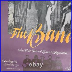 Original 1976 Poster The Last Waltz The Band Farewell Concert Winterland SF