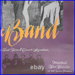 Original 1976 Poster The Last Waltz The Band Farewell Concert Winterland SF