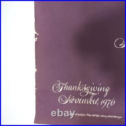 Original 1976 Poster The Last Waltz The Band Farewell Concert Winterland SF