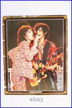Original 1976 Rolling Stones Jagger/Richards Live Concert Poster, Rinnig R. P. #4