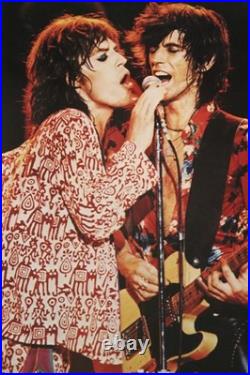 Original 1976 Rolling Stones Jagger/Richards Live Concert Poster, Rinnig R. P. #4