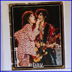 Original 1976 Rolling Stones Jagger/Richards Live Concert Poster, Rinnig R. P. #4