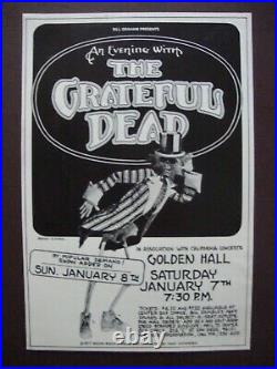 Original 1978 Grateful Dead San Diego Golden Hall Concert Poster