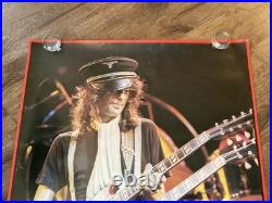 Original 1978 Jimmy Page Concert Led Zeppelin Big O Poster Printed In England