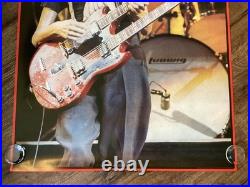 Original 1978 Jimmy Page Concert Led Zeppelin Big O Poster Printed In England
