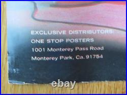 Original 1979 AEROSMITH Concert Poster TYLER JOE PERRY WHITFORD KRAMER HAMILTON