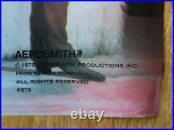 Original 1979 AEROSMITH Concert Poster TYLER JOE PERRY WHITFORD KRAMER HAMILTON