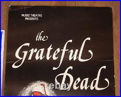 Original 1980 Grateful Dead Mississippi River Festival Concert Poster