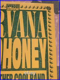 Original 1991 Nirvana Mudhoney Concert Poster 11x17 Cobain offest print PSC