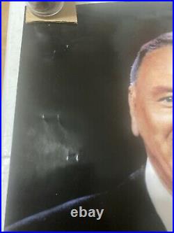 Original 1992 Frank Sinatra Concert Poster 17x31 Sands Atlantic City. Signed