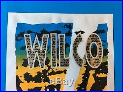 Original 1996 WILCO Concert Poster Lounge Ax Chicago Screwball Press Jeff Tweedy