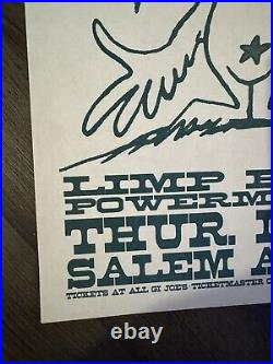 Original 1997 Primus Limp Bizkit Concert Poster Flyer 11 x 17 offset Durst PSC