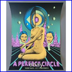 Original A Perfect Circle Concert Poster AP S/N x/25 Grand Prairie TX 2017