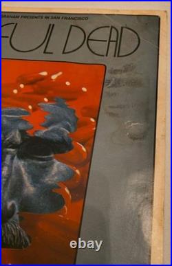 Original Bill Graham SF Grateful Dead Concert poster 14x22 1969 no. 205