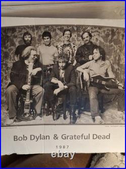 Original Bob Dylan & Grateful Dead Concert Promotional Poster 1987 Core 4 Plus