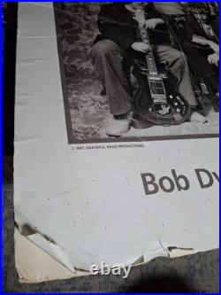 Original Bob Dylan & Grateful Dead Concert Promotional Poster 1987 Core 4 Plus Original Bob Dylan & Grateful Dead Concert Promotional Poster 1987 Core 4 Plus