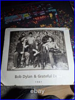 Original Bob Dylan & Grateful Dead Concert Promotional Poster 1987 Core 4 Plus Original Bob Dylan & Grateful Dead Concert Promotional Poster 1987 Core 4 Plus