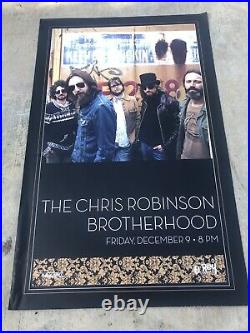 Original CHRIS ROBINSON BROTHERHOOD at El Rey SS Vinyl Concert Poster 35x55