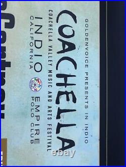 Original COACHELLA PAUL McCARTNEY THE CURE Vinyl Concert Poster 35x55 (2009)