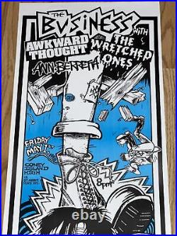 Original Concert Poster Coney Island High New York Wretched Ones Ann Beretta