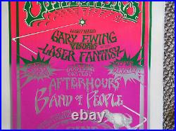 Original Concert Poster Gary Ewing-art Dinosaurs-pine St Theater-posted At Venue