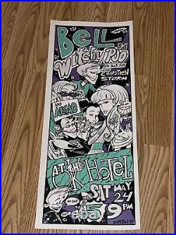 Original Concert Poster OK Hotel Seattle Washington Algae Bell Witchy Poo 1997
