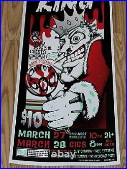 Original Concert Poster Torture King Anchorage Alaska Chillkoot Charlie's