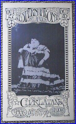 Original Concert Poster-aor2.200-western Front-fat Lady-charlatans-mouse-67-mint