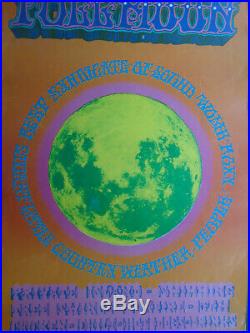 Original Concert Poster-aor 3.25/festival Of The Full Moon-oak Island-stockton