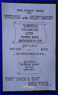 Original Concert Poster-fd-690718 B-youngbloods Sir Douglas Quintet 7-11/20 1969