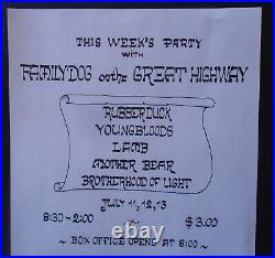 Original Concert Poster-fd-690718 B-youngbloods Sir Douglas Quintet 7-11/20 1969