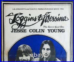 Original Concert Poster-loggins And Messina-u C Santa Barbara-rob Gym-1-21-1974