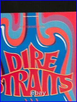 Original Dire Straits Tour Concert Poster from 1992 West Coast Run bgp 2