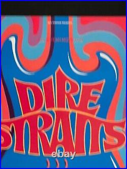 Original Dire Straits Tour Concert Poster from 1992 West Coast Run bgp 2