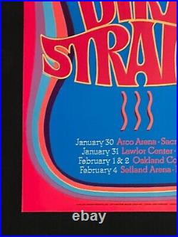 Original Dire Straits Tour Concert Poster from 1992 West Coast Run bgp 2