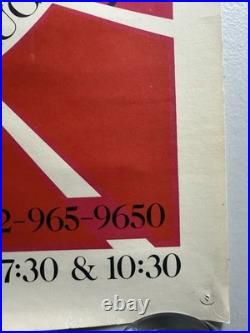 Original EMMYLOU HARRIS & EARL SCRUGGS Washington DC 1976 Concert Poster