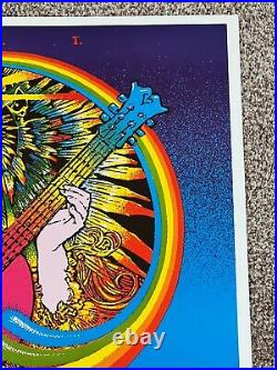 Original Jerry Garcia Concert Poster'89 Gift Center San Francisco Rick Griffin