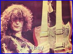 Original Jimmy Page Concert Poster Led Zeppelin -Big O Poster Printed In Eng