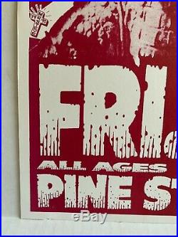 Original NIRVANA Screaming Trees Tad Pine Street Theater concert poster flyer