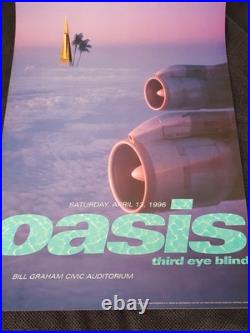 Original Oasis 1996 Poster- San Francisco CA-NM/MINT 1st Print BGP141