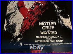 Original Ozzy Osbourne 1983 Bark At The Moon Concert Tour Poster-motley Crue