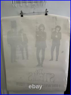 Original Poster THE STEMS 1986 She is A Monster Farewell Perth Concerts Citadel