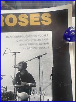 Original Rare 1989 The Stone Roses Empress Ballroom Album Concert Poster