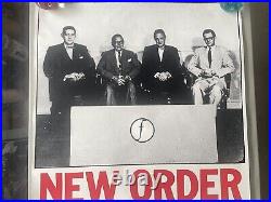 Original Rare Vintage 1980 New Order Rotterdam Holland Concert Poster